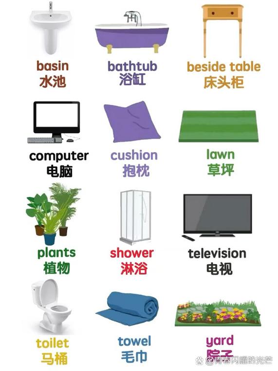 生活单词| 各种家具用品的英文(附音标) 各种家具的英文单词 basi
