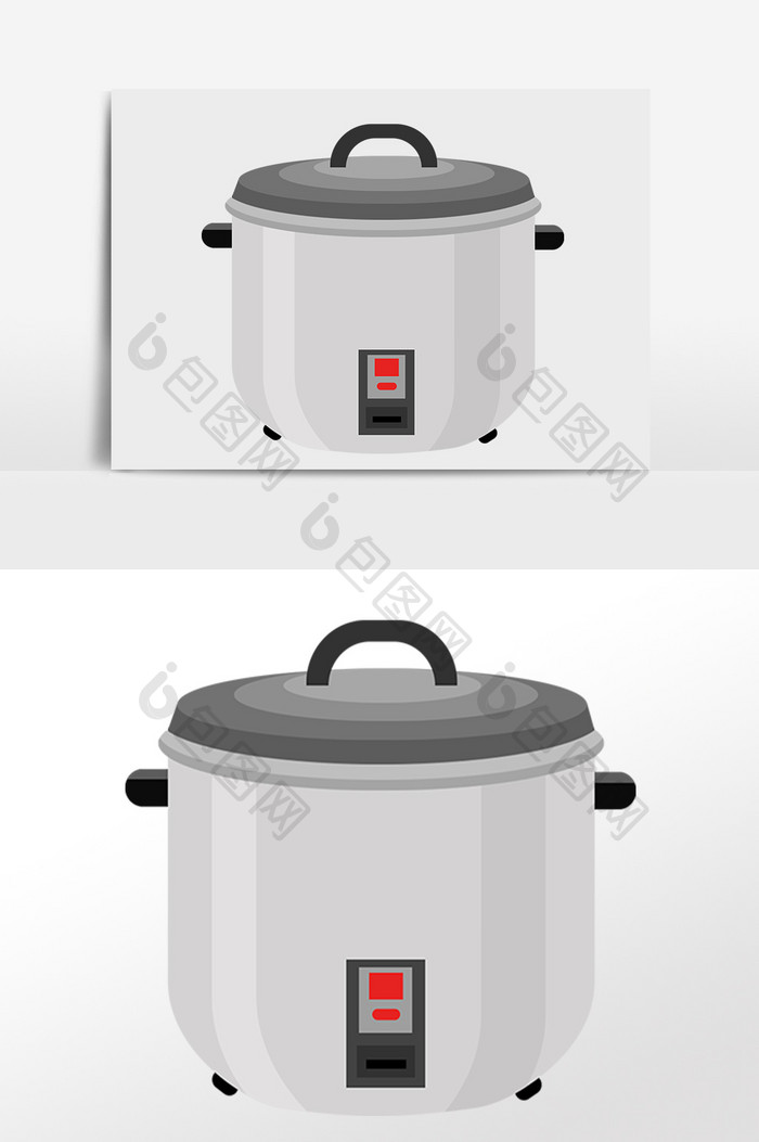 笔尖下的烟火气 手绘日常生活用品——电饭锅插画赏析与教程